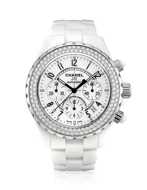 chanel j12 chromatic diamonds|Chanel j12 white with diamonds.